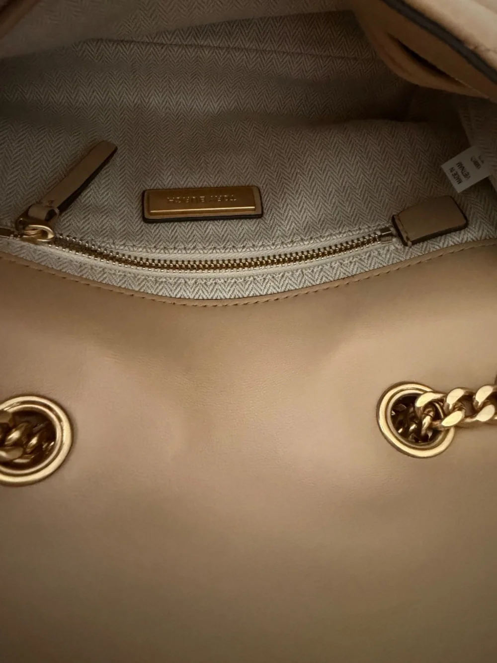 Tory Burch Kira Small Convertible Shoulder Bag Desert Dune Authentic Bag